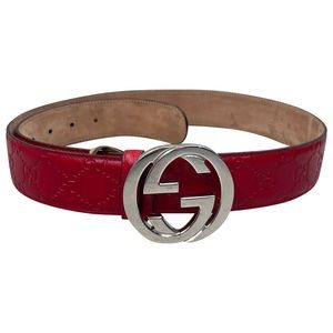 Red Gucci belt size 90 & of course 100% Authentic.